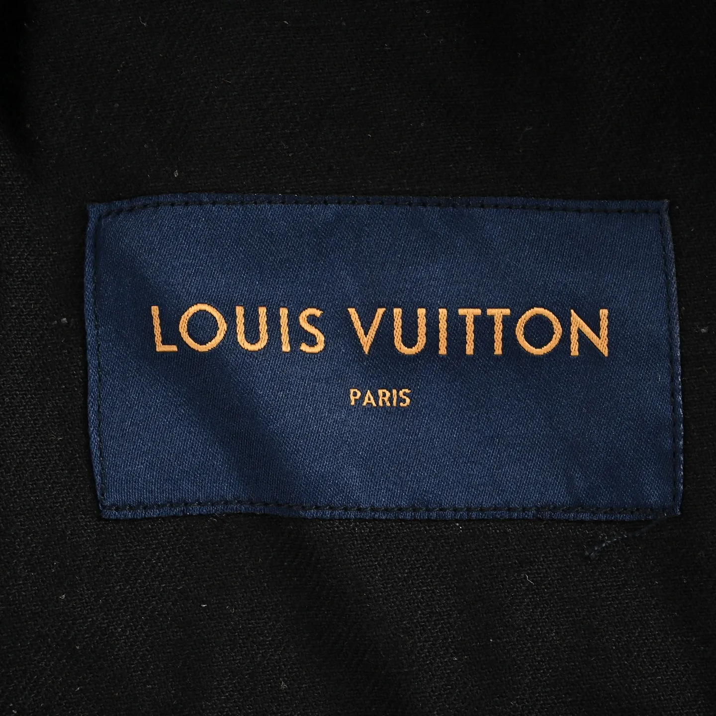 Louis Vuitton/Louis Vuitton embossed embossed presbyopic workwear denim jacket